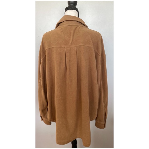 Ruby Camel Button-Down Shacket - Picture 5 of 5